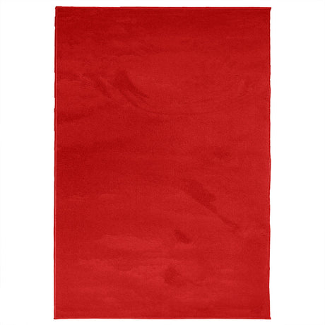 VidaXL Teppich Oviedo niedriger Flor 160x230 cm rot