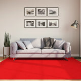 VidaXL Teppich Oviedo niedriger Flor 200x200 cm rot
