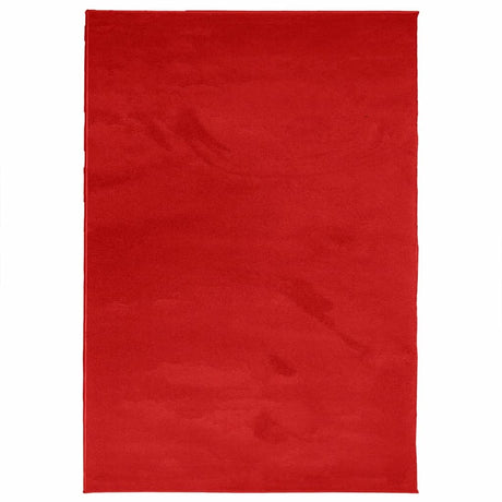 VidaXL Teppich Oviedo niedriger Flor 200x280 cm rot