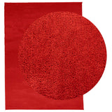 VidaXL Teppich Oviedo niedriger Flor 240x340 cm rot