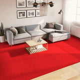 VidaXL Teppich Oviedo niedriger Flor 300x400 cm rot