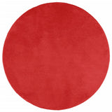 VidaXL Teppich OVIEDO Kurzflor Ø 80 cm rot