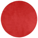 Vidaxx Teppich Oviedo Niederflor ø 240 cm rot