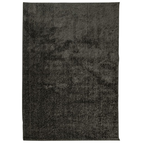 Vidaxl Teppich Istan Hochflor glänzend 120x170 cm Anthrazit