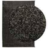 Vidaxl Teppich Istan Hochflor glänzend 120x170 cm Anthrazit