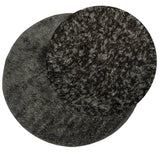 Vidaxl Teppich Istan Hochflor glänzend ø 200 cm Anthrazit