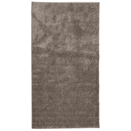 VidaXL Teppich istan Hochflor glänzend 80x150 cm grau
