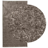 VidaXL Teppich istan Hochflor glänzend 80x150 cm grau