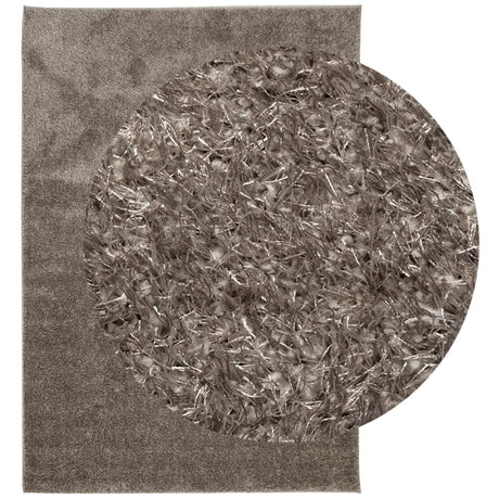 VidaXL Teppich istan Hochflor glänzend 120x170 cm grau