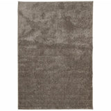 VidaXL Teppich istan Hochflor glänzend 140x200 cm grau