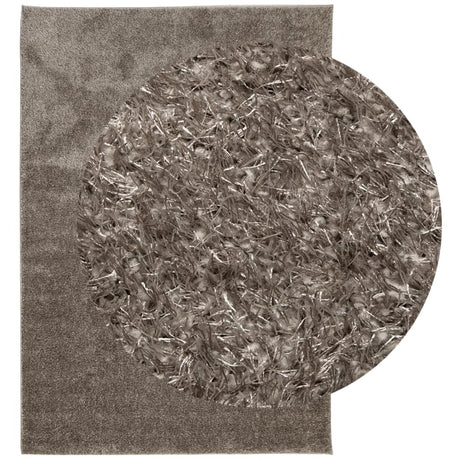 VidaXL Teppich istan Hochflor glänzend 160x230 cm grau