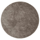 Vidaxl Teppich istan Hochflor glänzend ø 160 cm grau