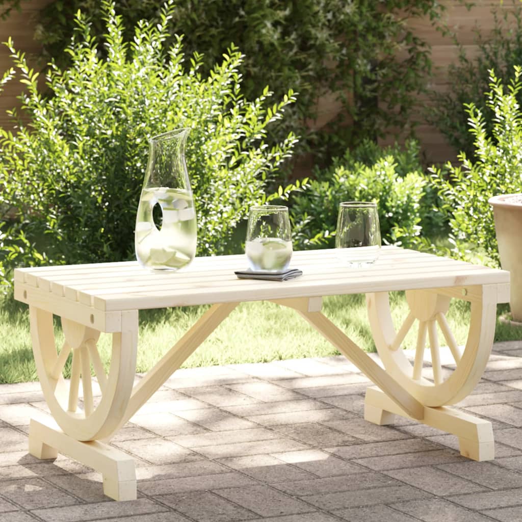 Vidaxl tuintafel 90x50x40 cm massief vurenhout
