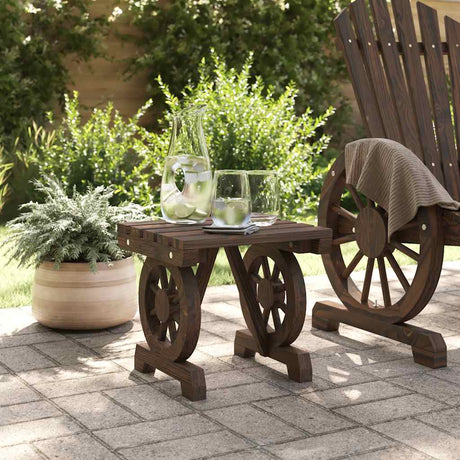 Vidaxl tuinvoetenbank 40x36,5x38,5 cm massief vurenhout