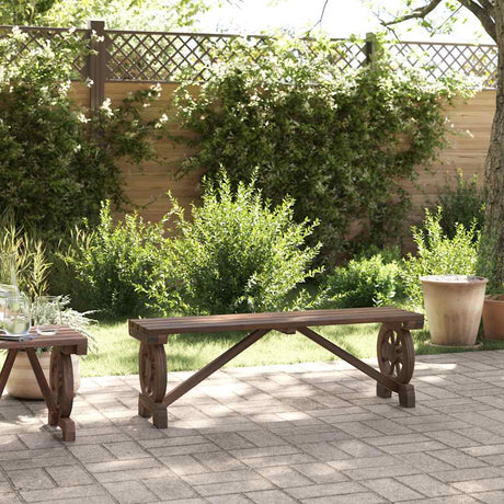 Vidaxl tuinbank 115 cm massief vurenhout