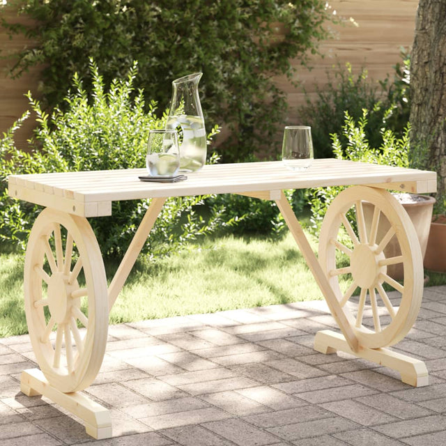 Vidaxl tuintafel 115x55x65 cm massief vurenhout