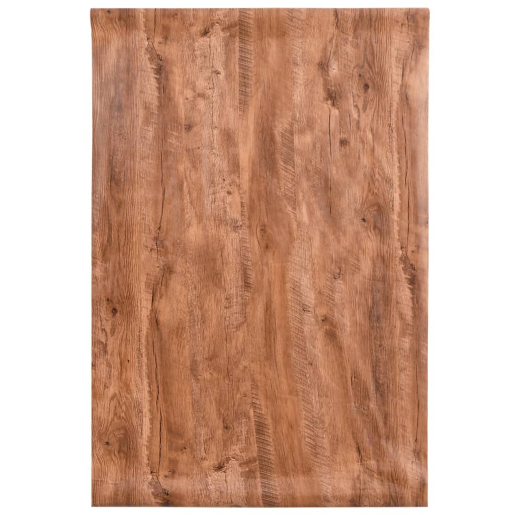 Vidaxxl Möbelfolie selbstklebend 90x500 cm PVC Holzoptik