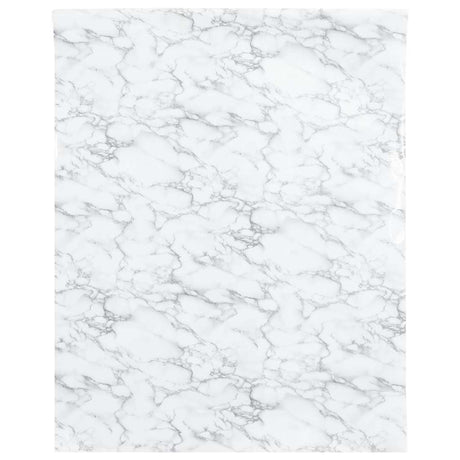 VidaXL Möbelfolie selbstklebend 90x500 cm PVC Marmor weiß