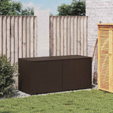 Vidaxl tuinbox 283 l poly rattan bruin