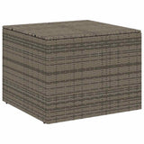 Vidaxl tuinbox 291 l poly rattan grijs