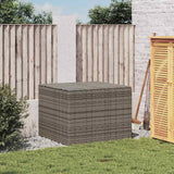 Vidaxl tuinbox 291 l poly rattan grijs