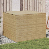 Vidaxl tuinbox 291 l poly rattan gemengd beige