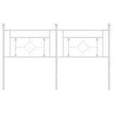 Vidaxl vervangend hoofdbord 160 cm metaal wit