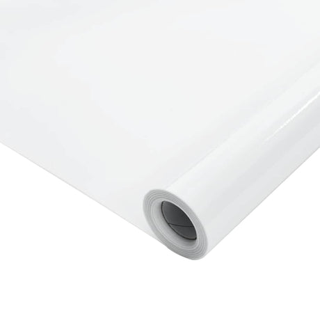 VidaXL Fensterfolien 5 Stück statisch matt PVC transparent weiß