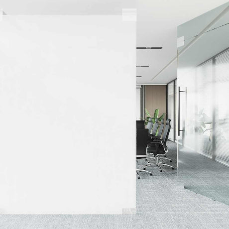 VidaXL Fensterfolien 5 Stück statisch matt PVC transparent weiß