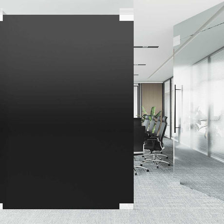 VidaXL Fensterfolien 5 Stück statisch matt PVC Schwarz
