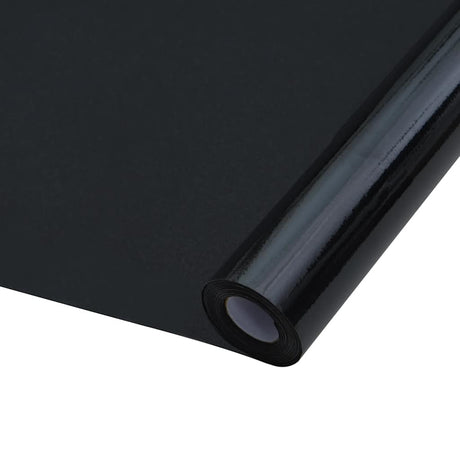 VidaXL Fensterfolien 5 Stück statisch matt PVC Schwarz