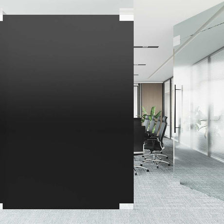 VidaXL Fensterfolien 5 Stück statisch matt PVC Schwarz