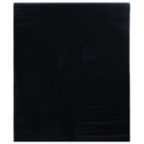 VidaXL Fensterfolien 3 Stück statisch matt PVC Schwarz