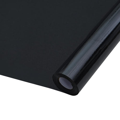 VidaXL Fensterfolien 5 Stück statisch matt PVC Schwarz