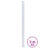 VidaXL Fensterfolien 2 Stk. mattes Bambusmuster PVC