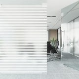 VidaXL Fensterfolien 2 Stück Matt Jalousien Muster PVC