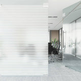 VidaXL Fensterfolien 2 Stück Matt Jalousien Muster PVC