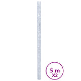 VidaXL Fensterfolien 2 Stk. mattes Blumenmuster PVC