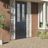 VidaXL Fensterfolien 2 Stk. mattes Blumenmuster PVC