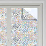 VidaXL Fensterfolien 3 Stk. mattes 3D-Regenbogenmuster PVC