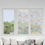 VidaXL Fensterfolien 5 Stk. mattes 3D-Regenbogenmuster PVC