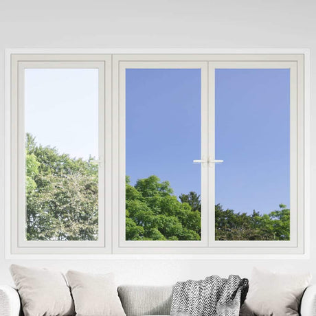 VidaXL Solarfolien 3 Stück statisch reflektierendes PVC silberfarben