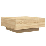 Vidaxl salontafel met led-verlichting 80x80x31 cm sonoma eikenkleurig