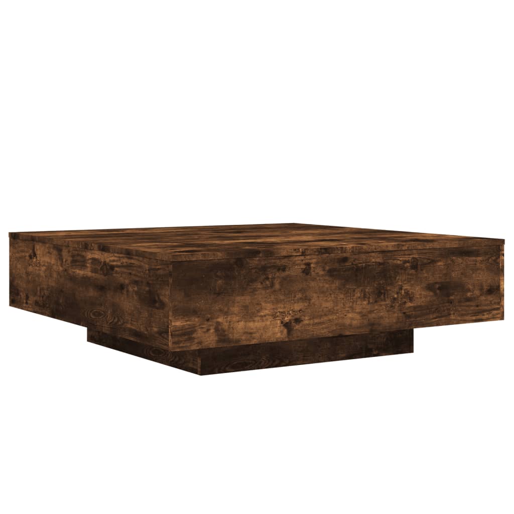 Vidaxl salontafel 100x100x31 cm bewerkt hout gerookt eikenkleurig