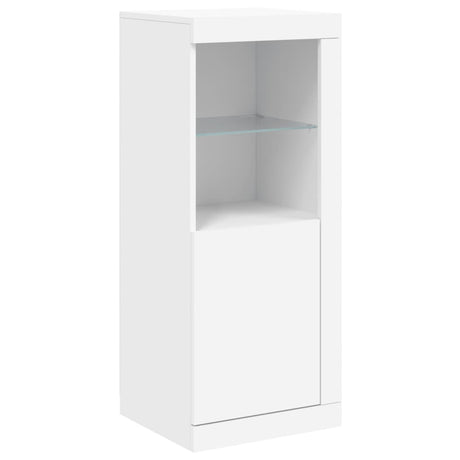Vidaxl dressoir met led-verlichting 41x37x100 cm wit