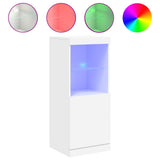 Vidaxl dressoir met led-verlichting 41x37x100 cm wit