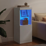 Vidaxl dressoir met led-verlichting 41x37x100 cm wit