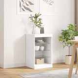 Vidaxl dressoir met led-verlichting 41x37x67 cm wit