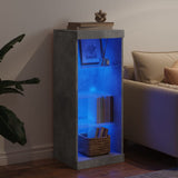 Vidaxl dressoir met led-verlichting 41x37x100 cm betongrijs