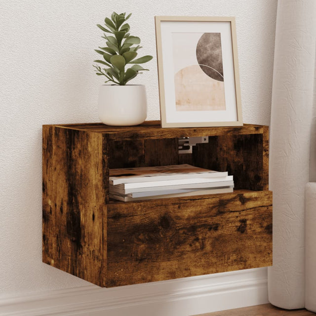 Vidaxl tv-wandmeubels 2 st 40x30x30 cm bewerkt hout gerookt eikenkleur